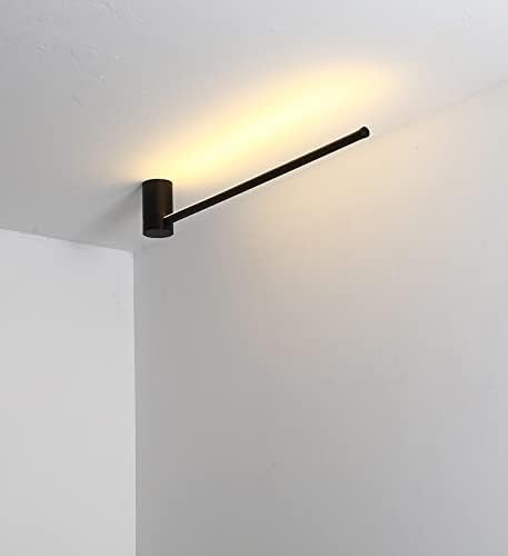 Living Room Minimalist Background Wall Decoration Bedroom Bedside Linear LED Wall Lamp Ceiling Light(Neutral Light,60cm)