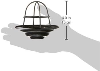 Enbrighten Café Add-On Accessory Lens Shades, Oil-Rubbed Bronze Finish Lens Shades, Easy-to-Install, for use with Enbrighten Café String Lights, 35877, 6 Count (Pack of 2)