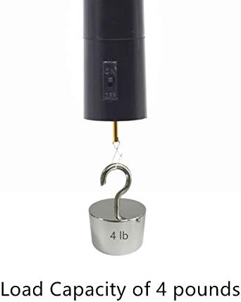 FENELY Wind Spinner Motor Battery Operated for Hanging Display Yard Black Wind Spinners Outdoor Sculptures - Load Capacity of 4 Pounds