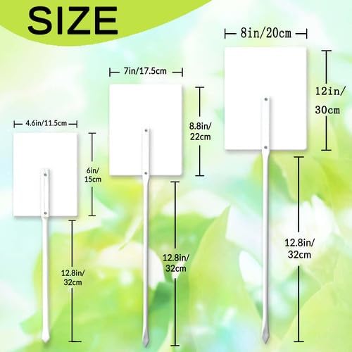 FemiaD Plant Label Signs Planted Herb Garden Markers Waterproof Aluminum Plant Stake Tags Thyme Sign for Nursery Indoor Outdoor Garden Decoration 4.6x6inch