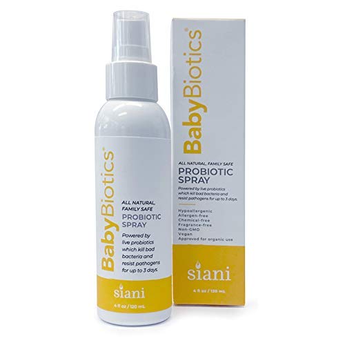BabyBiotics - Topical Probiotic Body Care for Children of All Ages 4oz -Hypoallergenic, Vegan, Non GMO, GF, 100% Natural Live Probiotic, External + Internal Use, Totally Safe, No Refrigeration