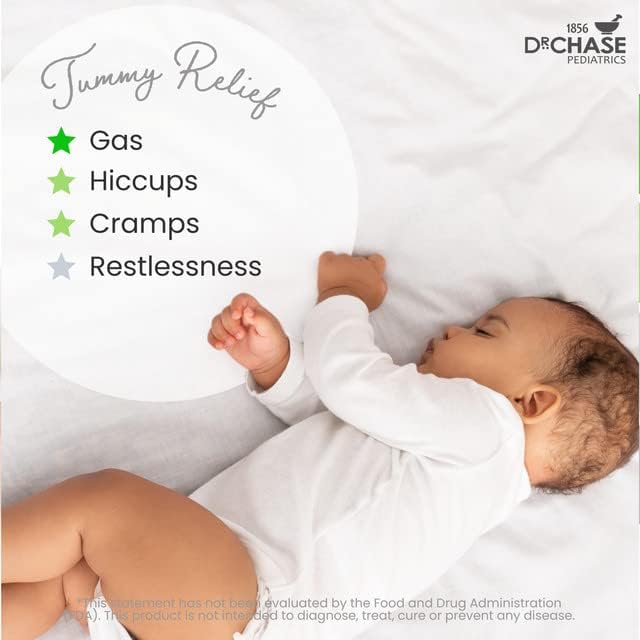 Dr. Chase Kolik Gripe Water Bundle - Nighttime & Alcohol Free All-Day Baby Colic Relief - Gripe Water for Babies & Infants - Baby Gas Relief for Cramps, Stomach Discomfort & Hiccups - 2-Pack