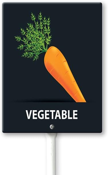 Eveokoki Aluminum Seed & Plant Labels - Plant Markes for Seedlings-Plant Tags for Pots - Garden Signs for Vegetable - Durable Markers for Plants Outdoor Waterproof - Garden Decor for Farmhouse
