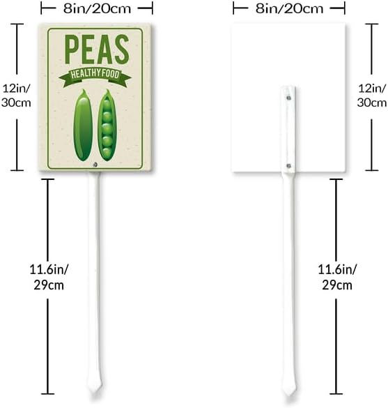 Eveokoki Aluminum Seed & Plant Labels - Plant Markes for Seedlings-Plant Tags for Pots - Garden Signs for Vegetable - Durable Markers for Plants Outdoor Waterproof - Garden Decor for Farmhouse