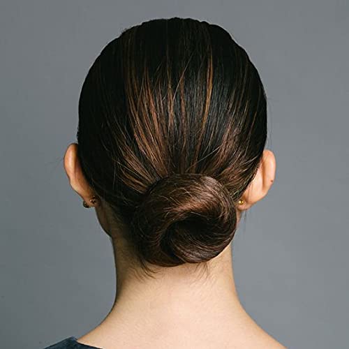 Hairpins for Bun ROCST Bobby Pins Clips for Ballet Woman girl Hairdressing salon (2 inch, Brown12pcs) (Black, 2 inch (Pack of 12))