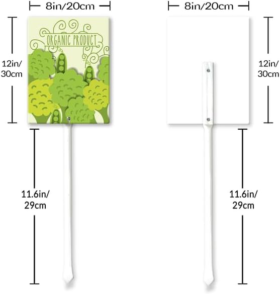 Eveokoki Aluminum Seed & Plant Labels - Plant Markes for Seedlings-Plant Tags for Pots - Garden Signs for Vegetable - Durable Markers for Plants Outdoor Waterproof - Garden Decor for Farmhouse
