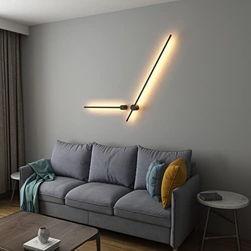 Living Room Minimalist Background Wall Decoration Bedroom Bedside Linear LED Lamp Ceiling Light