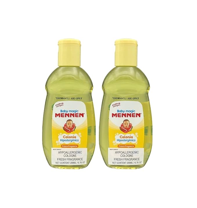 Baby Magic 2 Mennen Cologne 6.76 Fl Oz (2 Colonias Mennen Para Bebe 200 Ml)