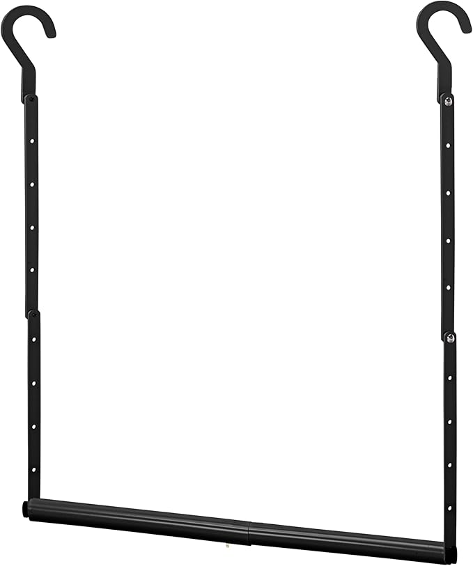 STORAGE MANIAC Adjustable Closet Rod Extender, Heavy Duty Space-Saving Clothes