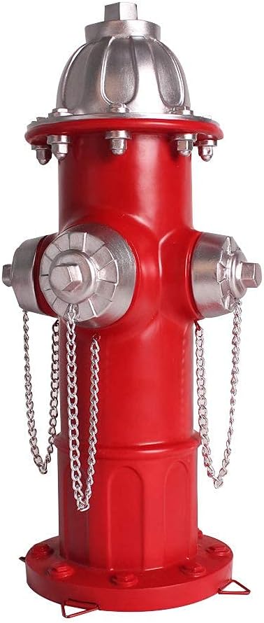 Dog Puppy Pee Post and Gift - Fire Hydrant Garden Decor Statue - Large, for Dogs