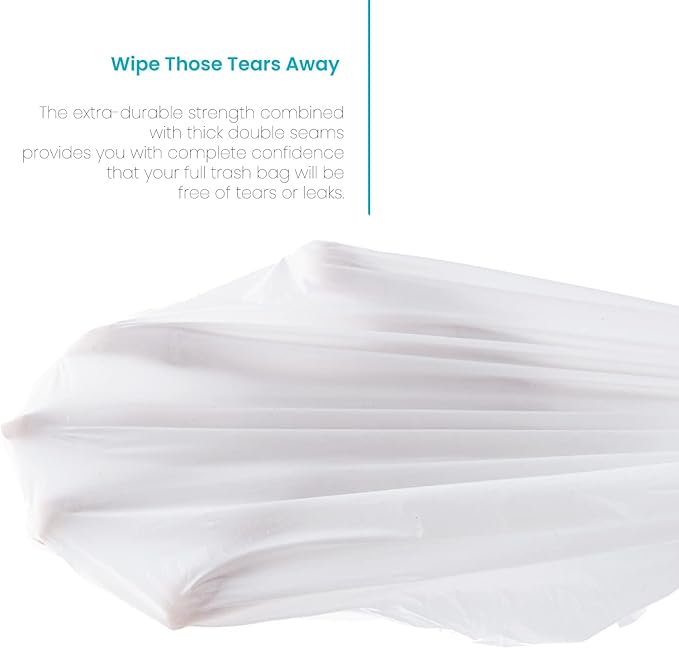Home Zone Living 2-Pack 5 Gallon Kitchen Trash Bags