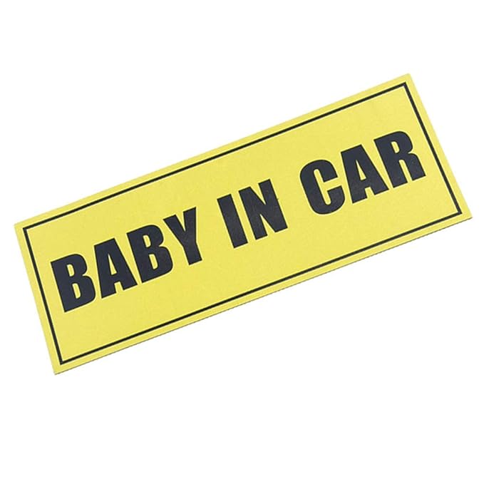Rear View Mirror for Backseat with Baby- in- Car Sticker, Interior Car Suction Cup Windshield Mirror Strong Sucker Flat Rear View Mirror for Baby Infant Child New