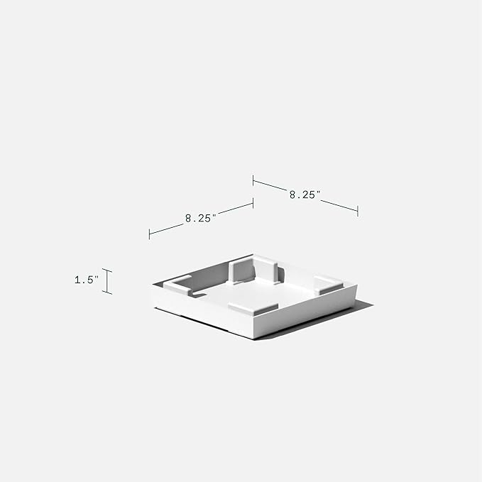 Veradek V-Resin Indoor/Outdoor Taper Planter (White, 26 inch - 2 Pack with 2 Saucer Trays)