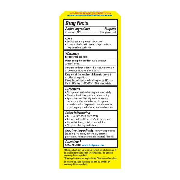 Boudreaux's Butt Paste Diaper Rash Ointment, Zinc Oxide, 2-Ounce Box (Pack of 4)