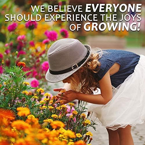 All Annual Wildflower Mix Seeds for Planting - 4 Oz ~4,000+ Seeds - 21 Varieties Including California, Indian Blanket, Scarlet Flax, & More - Attracts Pollinators - Bulk Wildflower Seed