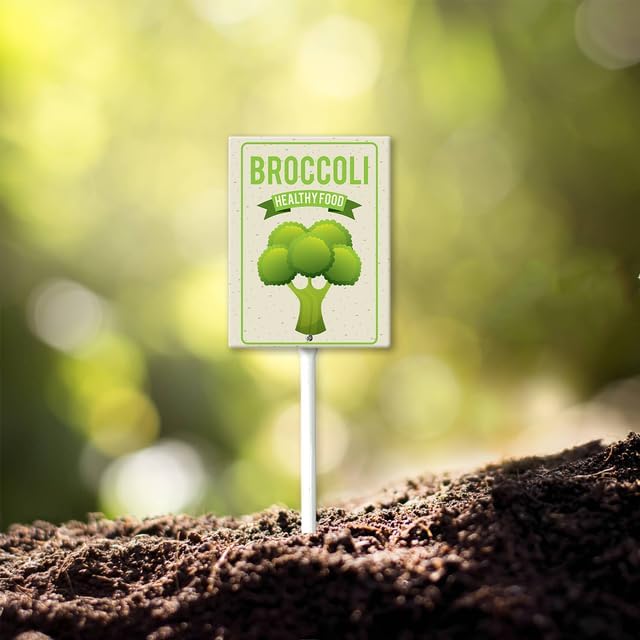 Eveokoki Aluminum Seed & Plant Labels - Plant Markes for Seedlings-Plant Tags for Pots - Garden Signs for Vegetable - Durable Markers for Plants Outdoor Waterproof - Garden Decor for Farmhouse