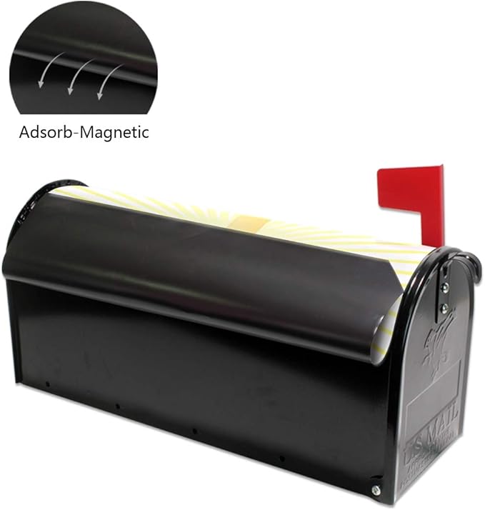 ALAZA WOOR Happy Easter Egg and Cross Magnetic Mailbox Cover MailWraps Garden Yard Home Decor for Outside Standard Size-18"x 20.8"