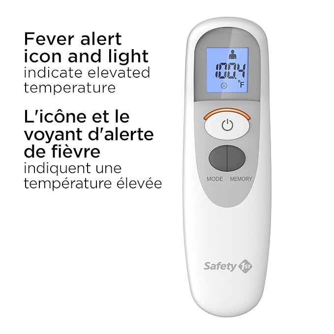 Safety 1st Simple Scan Forehead Thermometer, Grey