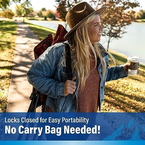 Kijaro Dual Lock Portable Camping Chairs - Enjoy the Outdoors with a Versatile Folding Chair, Sports Chair, Outdoor Chair & Lawn Chair - Dual Lock Feature Locks Position – Kawachi Purple