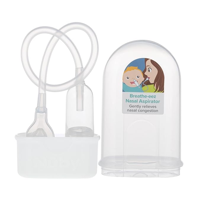 Dr. Talbot's Baby Nose and Ear Care Set - Breathe-EEZ Nasal Aspirator and Nose and Ear Cleaner Tools for Babies - Baby Registry Essentials