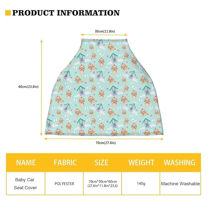 AFPANQZ Shark Soft Baby Car Seat Canopy Nursing Cover Breastfeeding Scarf Shopping Cart Covers Stroller Sunshade High Chair Cover Car Seat Covers for Girls and Boys