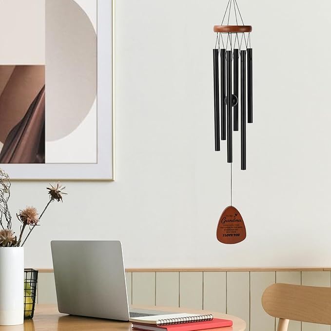 PRSTENLY Grandma Gifts, Wind Chimes Gifts for Grandma from Granddaughter Grandson Grandkids Grandchildren, Grandmother Gift for Birthday Mothers Day Thanksgiving Christmas