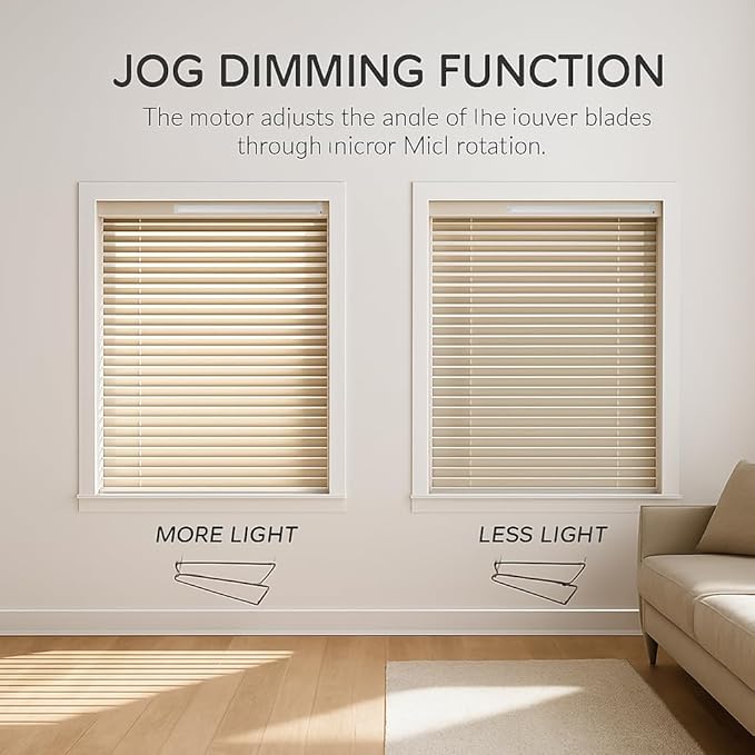 Solar Powered Motorized Roller Shade Kit for 1.5" Tube (38mm) | Rechargeable Electric Blind Motor with Remote | Wireless DIY Retrofit Driver | 2600mAh Battery (2.0 N.m Torque)