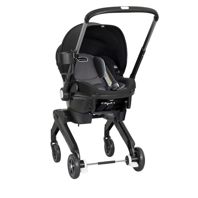 Evenflo Shyft DualRide Preemie and Infant Car Seat Stroller Combo 3-30lbs (Bryson Blue)