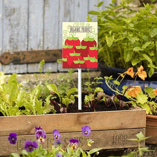Eveokoki Aluminum Seed & Plant Labels - Plant Markes for Seedlings-Plant Tags for Pots - Garden Signs for Vegetable - Durable Markers for Plants Outdoor Waterproof - Garden Decor for Farmhouse