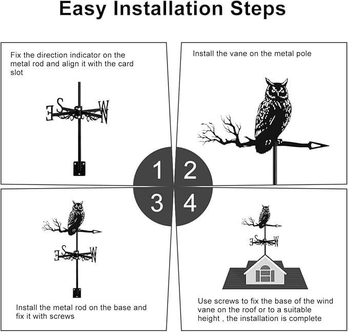 Metal Rooster Shape Weathervane, Roof Mount Weather Chicken Wind Vane Direction Indicator,Outdoor Scene Garden Chicken Weather Vane Ornament for for Shed Farmhouse Patio Decor(Dog2)