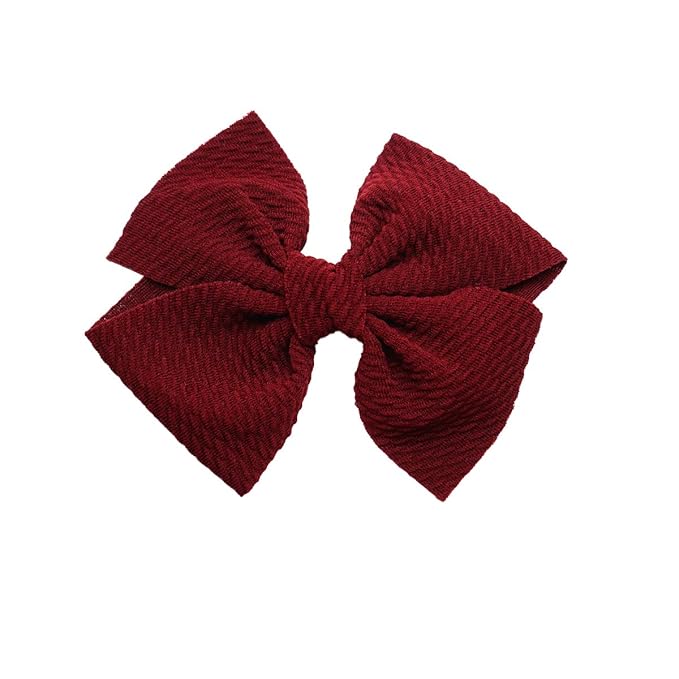 CÉLLOT 40 Pieces 4" Hair Bows Alligator Hair Clips for Baby Girls Toddlers Children Photographic Hair Accessories (20 Colors in Pairs)