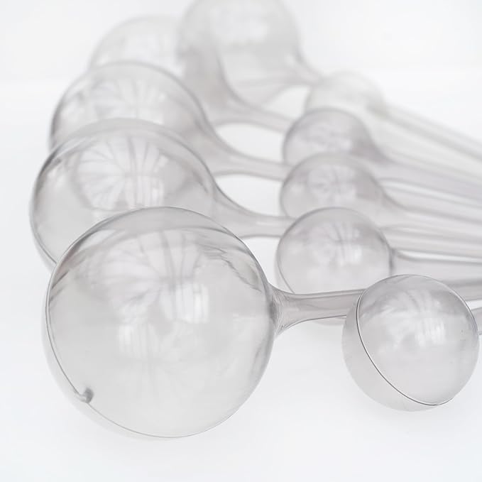 10 Pcs Clear Plant Watering Globes, Plastic Self Watering Planter Insert, Plant Watering Devices, Self Watering Planter Insert Free Soil Moisture and PH Meter Cotswold Homeware