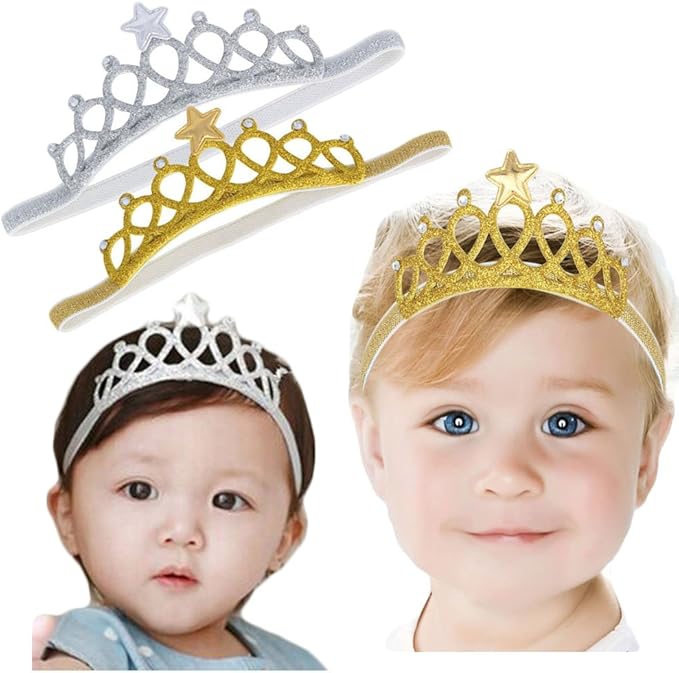 DANMY Baby Girl Super Elastic Headband Toddler Hair Band Soft Headwrap Crown Children Hair Accessories