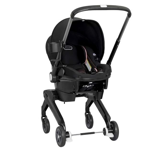 Evenflo Shyft DualRide Preemie and Infant Car Seat Stroller Combo 3-30lbs (Ayer Pink)