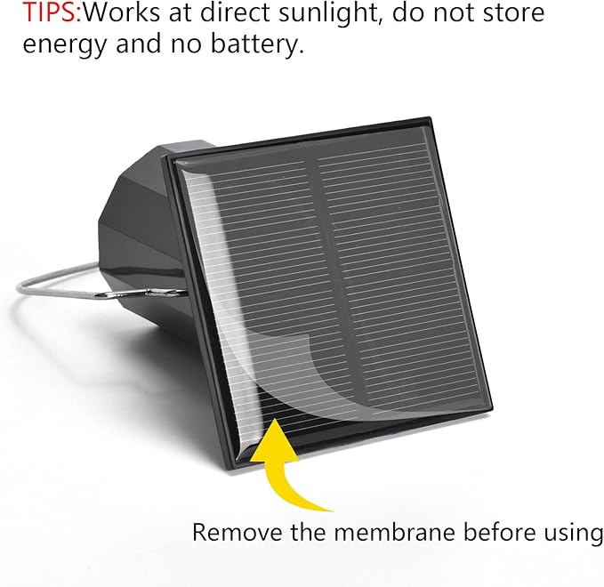 Wind Spinner Motor Solar Powered Mobile Rotating Hanging Ornament Outdoor for Garden Yard Chimes, Eco-Friendly Energy Operated Display (1 Pcs)