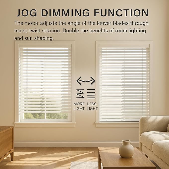 DC24V Motorized Blinds Kit, 45mm Smart Blind Motor for Awning & Roller Shade, Brushless Electric Rollers Motor with Remote, Convert Blinds to Motorized (20 N.m for Φ60mm（2-3/8"） Round Tube)