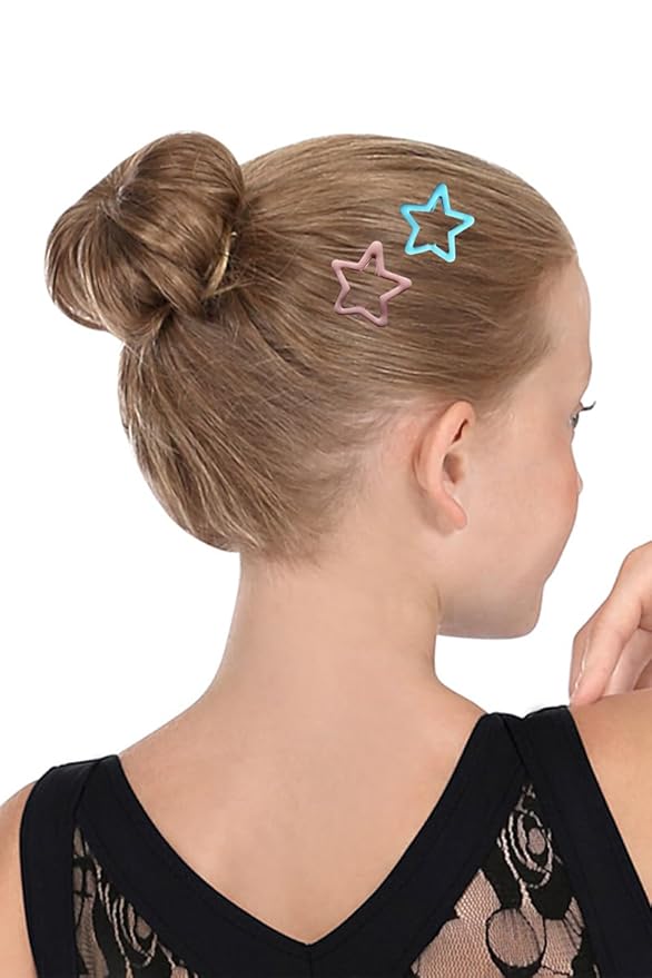 Snap Hair clips hair style accessories kits for girl women ballet dance U shaped hair pins Bobby clips,42pcs (Brown, 2 inch kit)