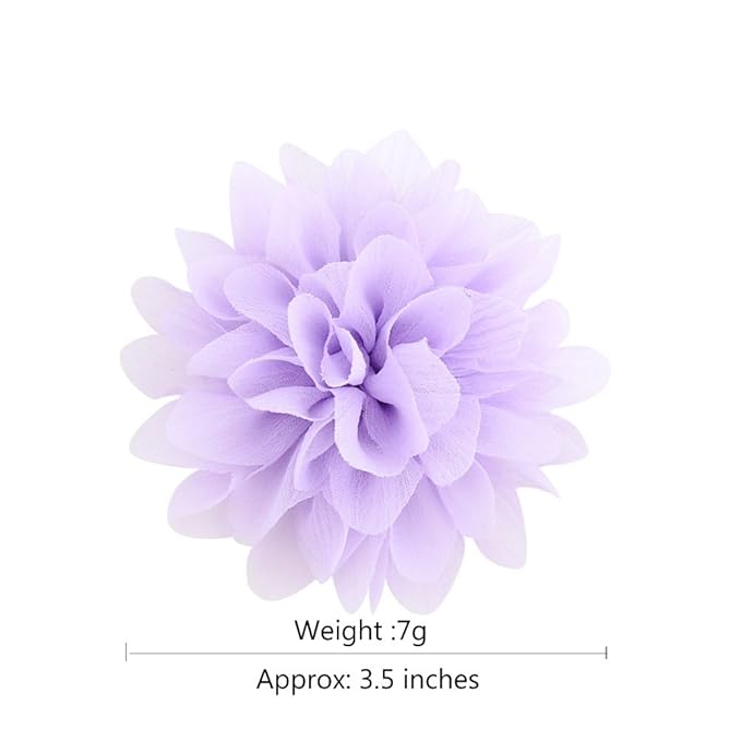 30pcs Baby Girls Alligator Hair Clips Chiffon Flower Hair Barrettes Accessories for Kids Toddler Teens