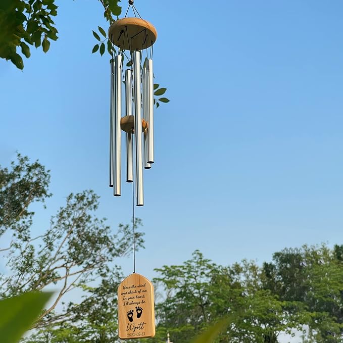 Memorial Wind Chimes - Baby Loss Sympathy Gifts - Pregnancy Loss Gifts for Mothers