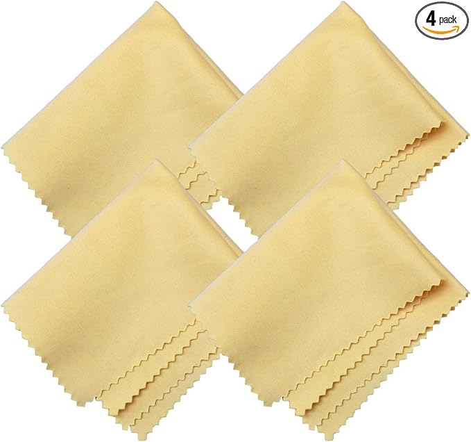 Microfiber Screen Cleaning Cloths, HTTX 4-Pack 6 x 7 inches