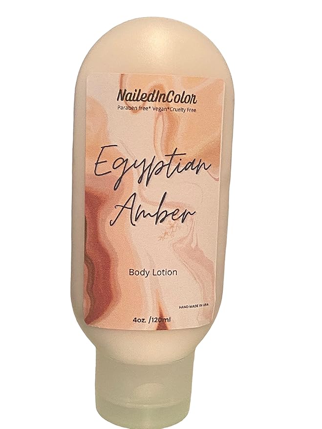 Egyptian Amber Scented Hand and Body Lotion Women's Beauty Goats' Milk Lotion Moisturizer