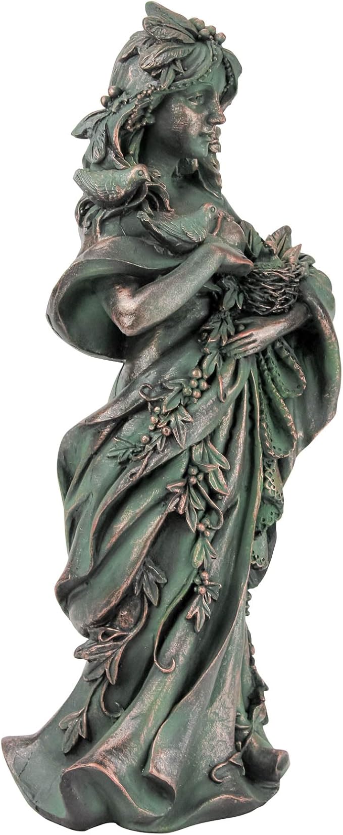 Design Toscano NG31497 Mother Nature Maiden of the Forest Statue,Full Color