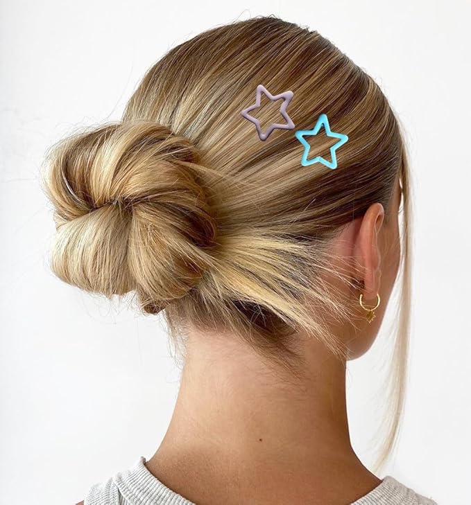 Snap Hair clips hair style accessories kits for girl women ballet dance U shaped hair pins Bobby clips,42pcs (Brown, 2 inch kit)