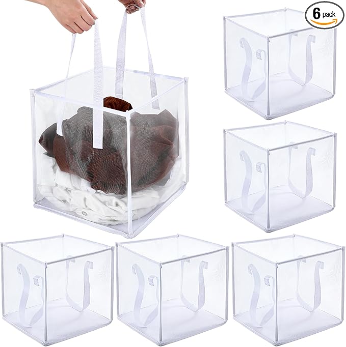 Zopeal 6 Pack Popup Laundry Hamper 13 Inch Collapsible Laundry Baskets