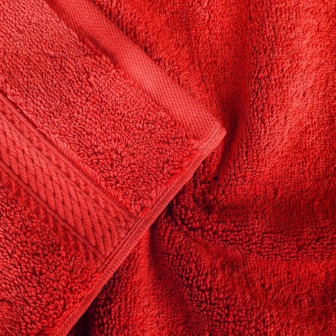 SUPERIOR Egyptian Cotton Pile 3 Piece Towel Set, Includes 1 Bath, 1 Hand
