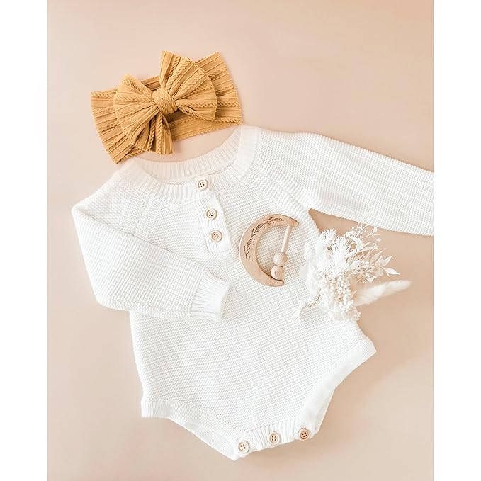 Niceye Handmade Baby Headbands Soft Stretchy Nylon Hair Bands with Bows for Newborn Infant Baby Toddler Girls