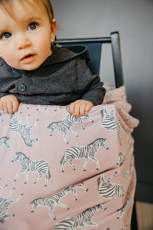 Zella Multi-Use Cover: Car Seat, Nursing, Stroller - Stretchy Fabric, All-Season, Stylish Designs, Easy Access