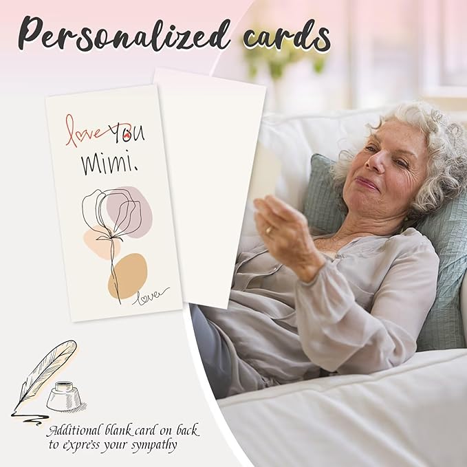 Gifts for Mimi, 25''Wind Chimes, Birthday Gift for Mimi from Grandkids, Mothers Day, Thanksgiving, Christmas Day Gifts Ideas for Love Rreminder