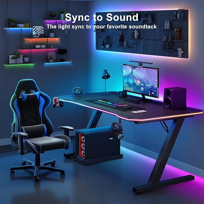 Tatazone 16.4ft RGBWW+IC WiFi Smart Flowing Led Strip Light, RGB Chasing Effect+Tunable White 3000K-6500K Led Lights Compatible with Alexa and Google, Color Changing, Music Sync for Bedroom