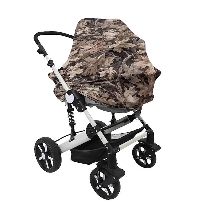 Camo Hunting Baby Stuff Car Seat Cover for Baby Carseat Covers for Girl Boy Stretchy Soft Breathable Breastfeeding Infant Car Seat Canopy Carrier Cover